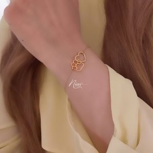 دستبند قلب و پنجه