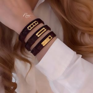 دستبند چرم زنانه