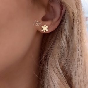 گوشواره میخی برف