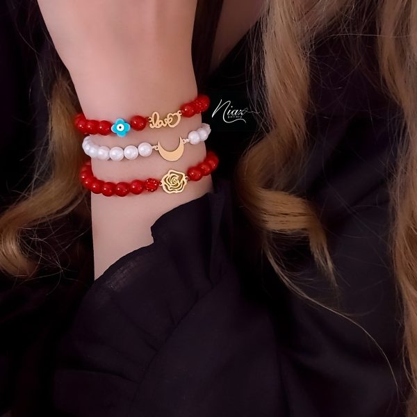 دستبند مهره زنانه