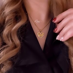 آویز قلب love
