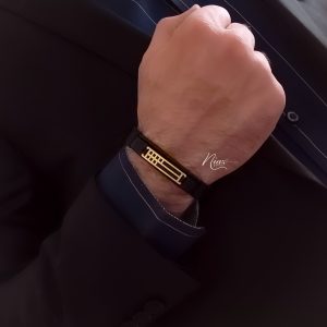 دستبند چرم مردانه