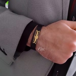 دستبند چرم فروهر