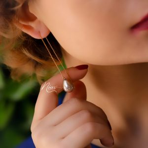 گوشواره بخیه مروارید