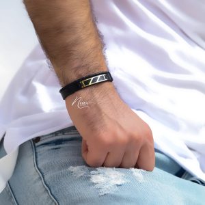 دستبند چرم مردانه